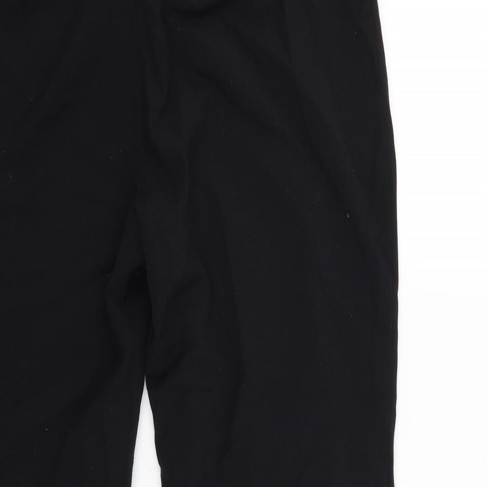 Marks and Spencer Womens Black   Trousers  Size 14 L23 in