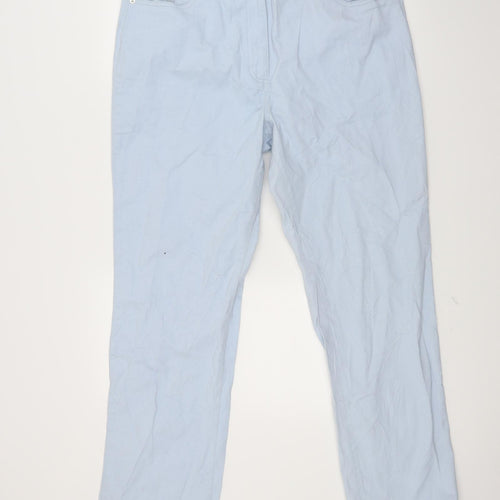 Damart Womens Blue  Denim Straight Jeans Size 20 L28 in