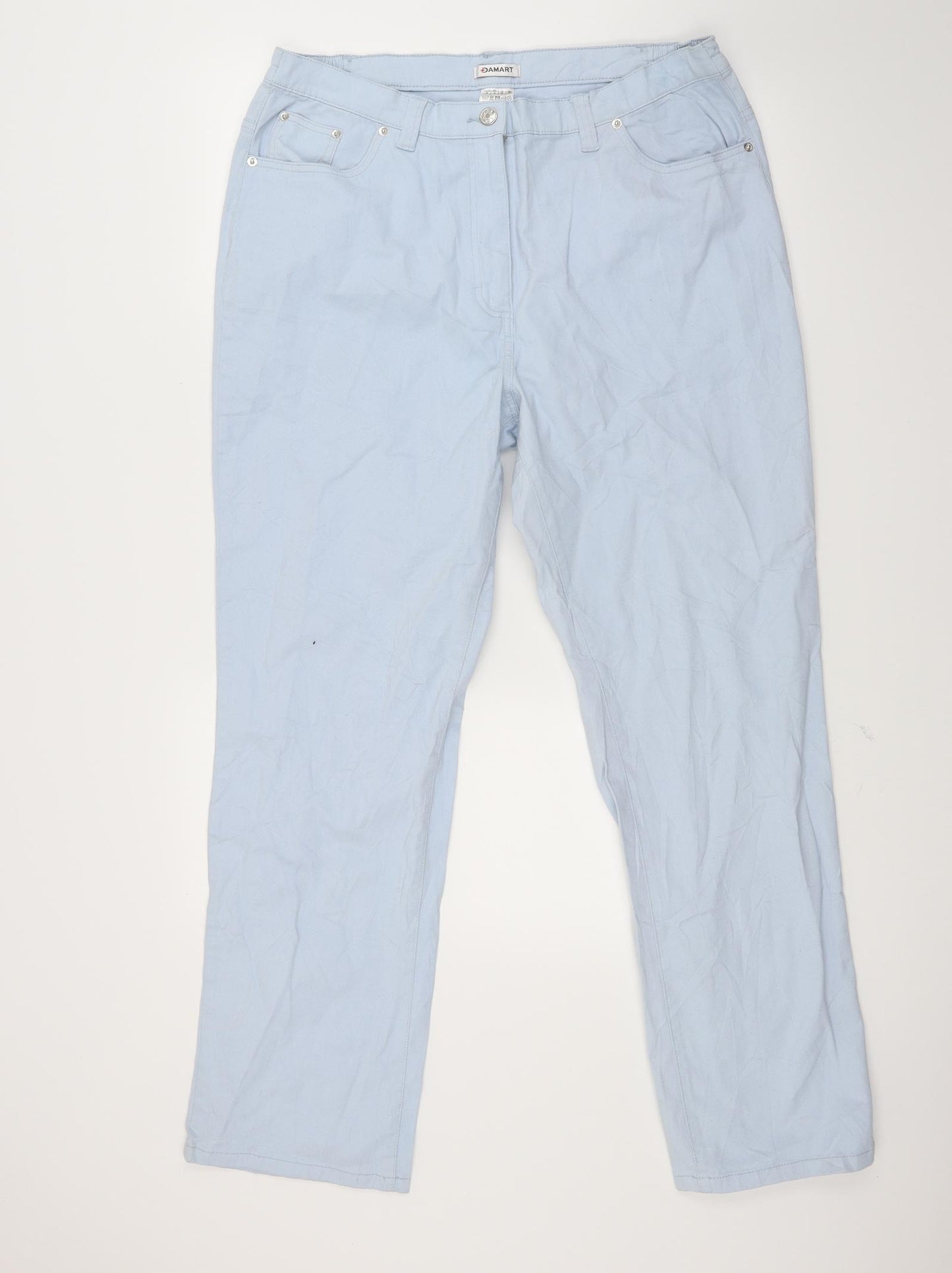 Damart Womens Blue  Denim Straight Jeans Size 20 L28 in