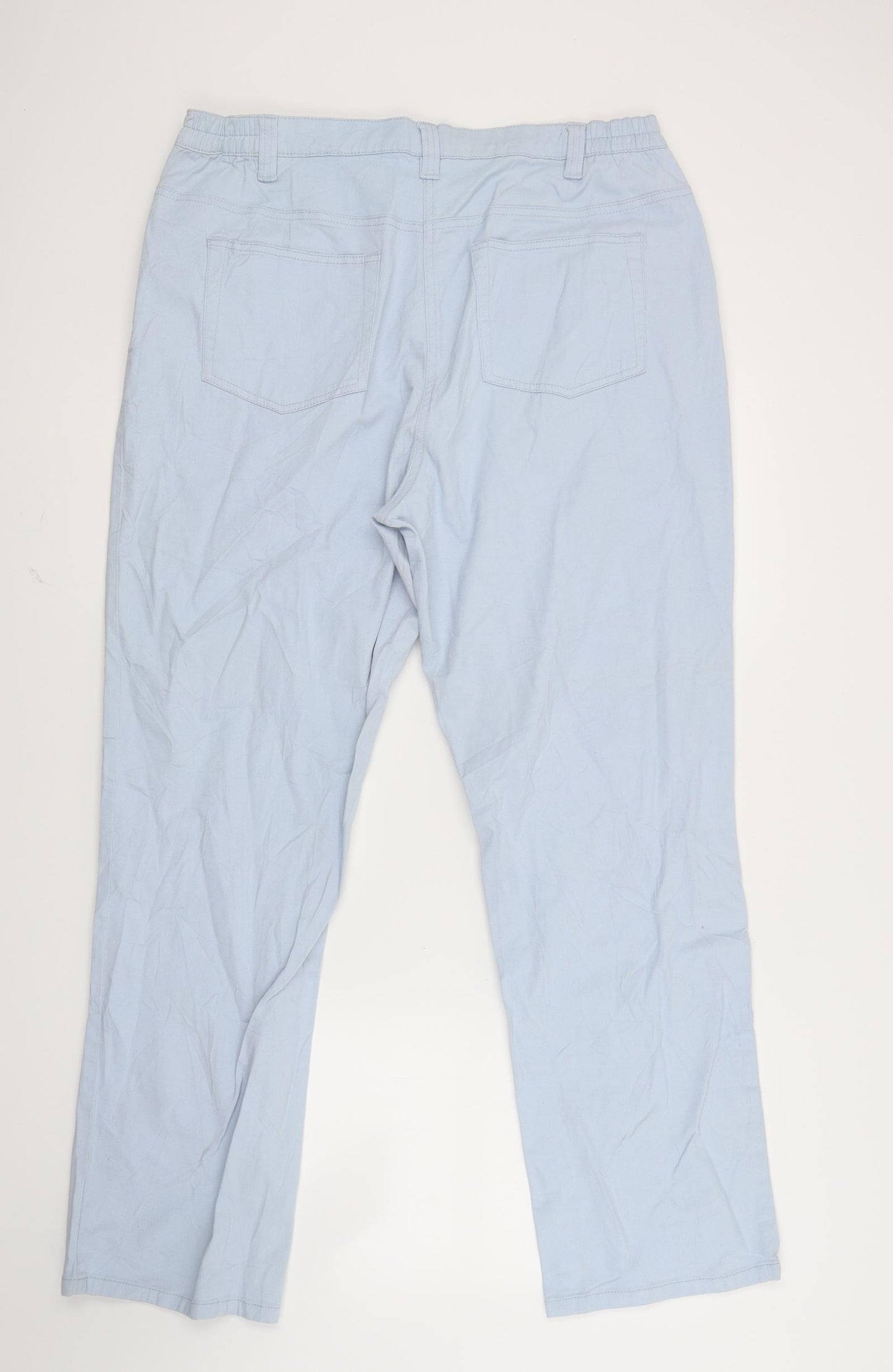 Damart Womens Blue  Denim Straight Jeans Size 20 L28 in