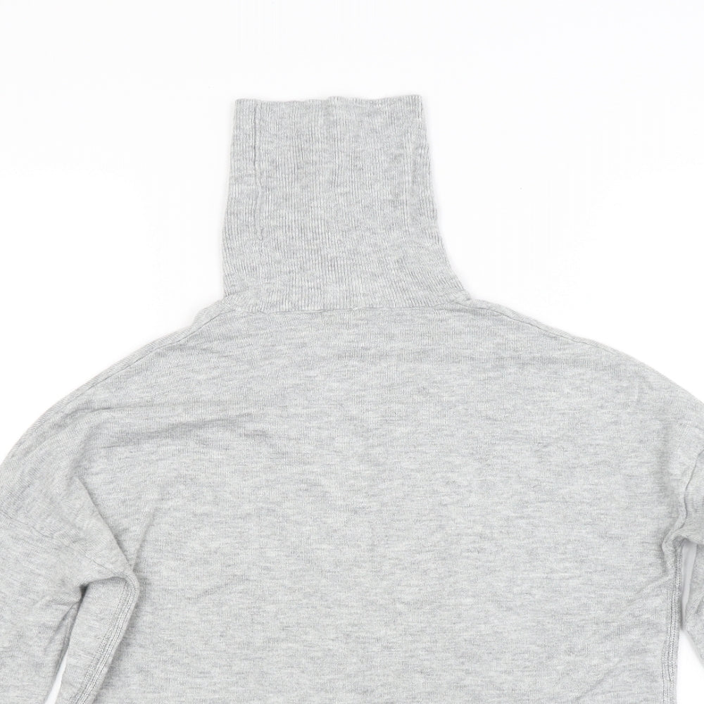 H&M Womens Grey  Knit Pullover Jumper Size XS
