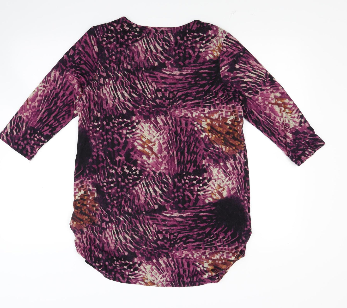Klass Womens Purple  Knit Pullover Jumper Size L