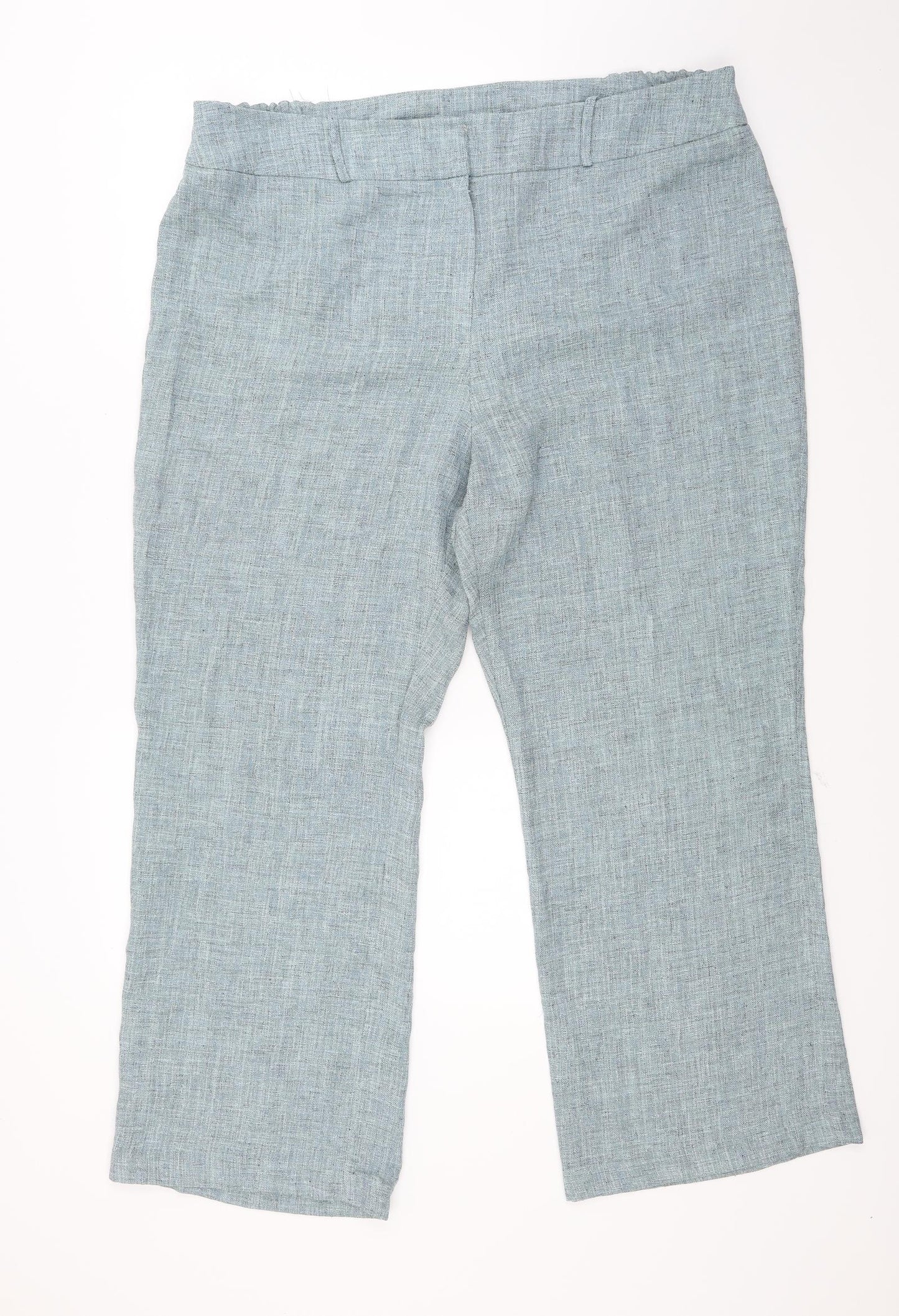 M&Co Womens Green   Trousers  Size 20 L25 in