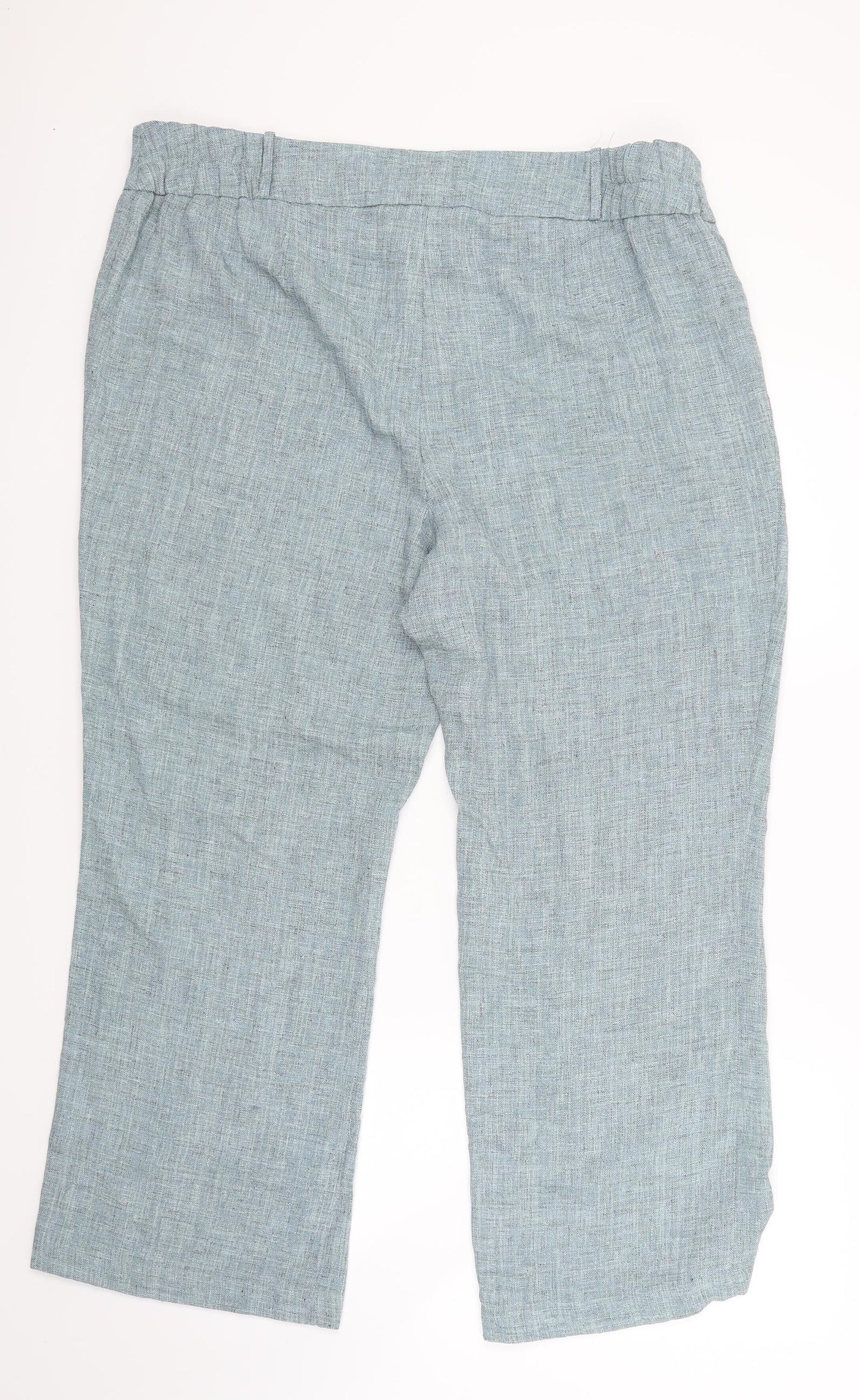 M&Co Womens Green   Trousers  Size 20 L25 in