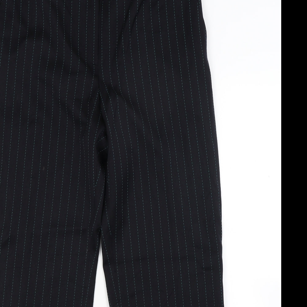 Austin Reed Womens Black Striped  Trousers  Size 12 L25 in