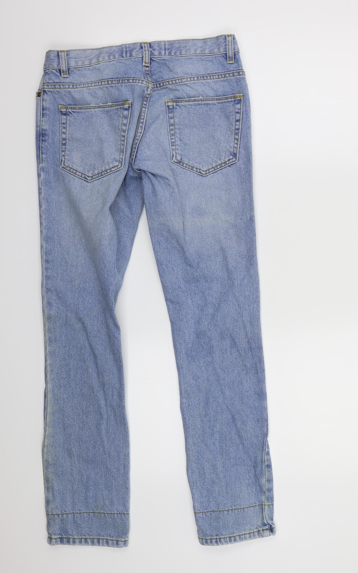 Topman Mens Blue   Straight Jeans Size 28 L30 in