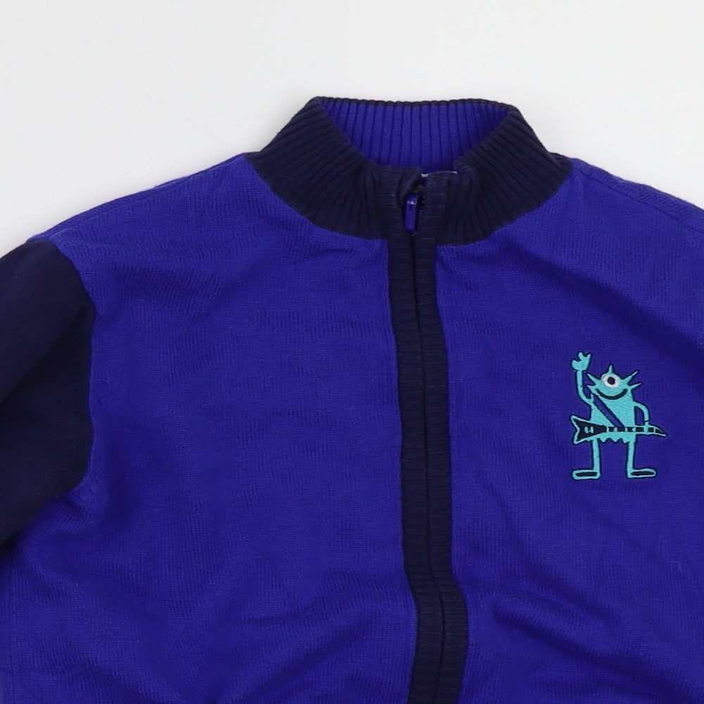 Du Pareil au meme Boys Blue   Jacket Coat Size 8 Years