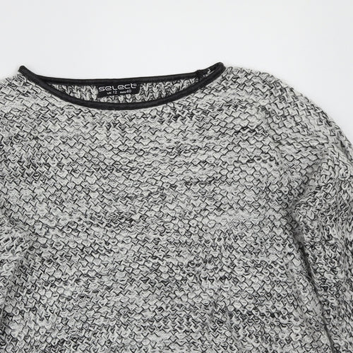 Select Womens Grey   Pullover Jumper Size 12