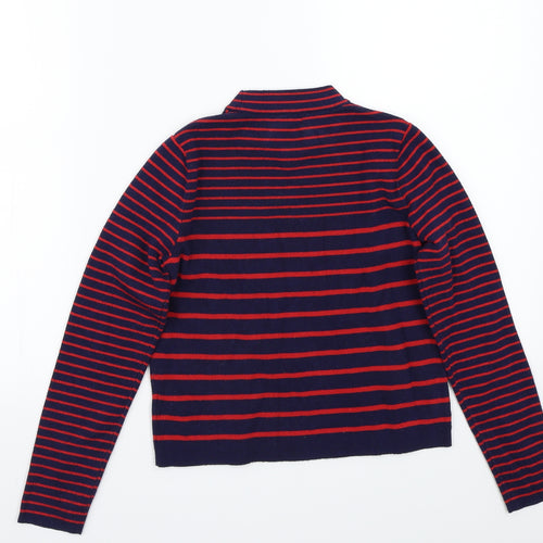 Newlook Womens Blue Striped  Pullover Jumper Size 10