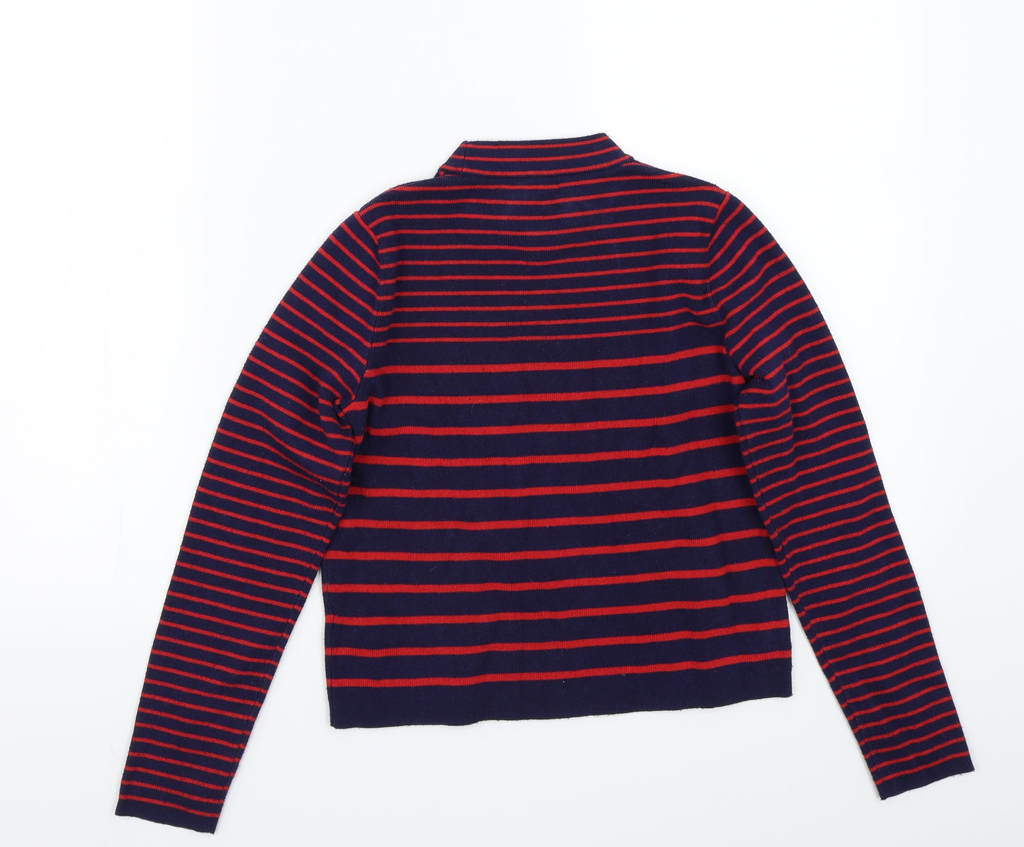 Newlook Womens Blue Striped  Pullover Jumper Size 10