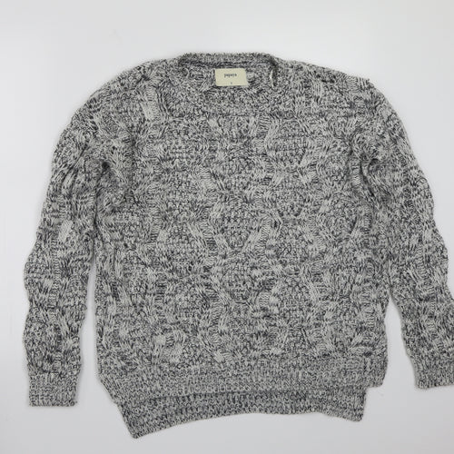 Papaya Womens Grey   Pullover Jumper Size S