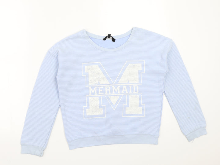 Newlook Girls Blue   Pullover Jumper Size 12 Years
