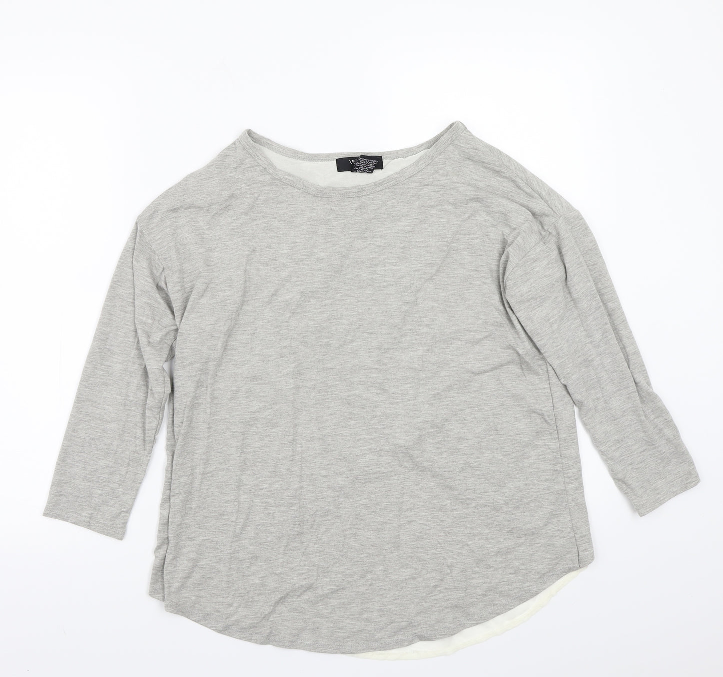 Verve Womens Grey   Basic T-Shirt Size S
