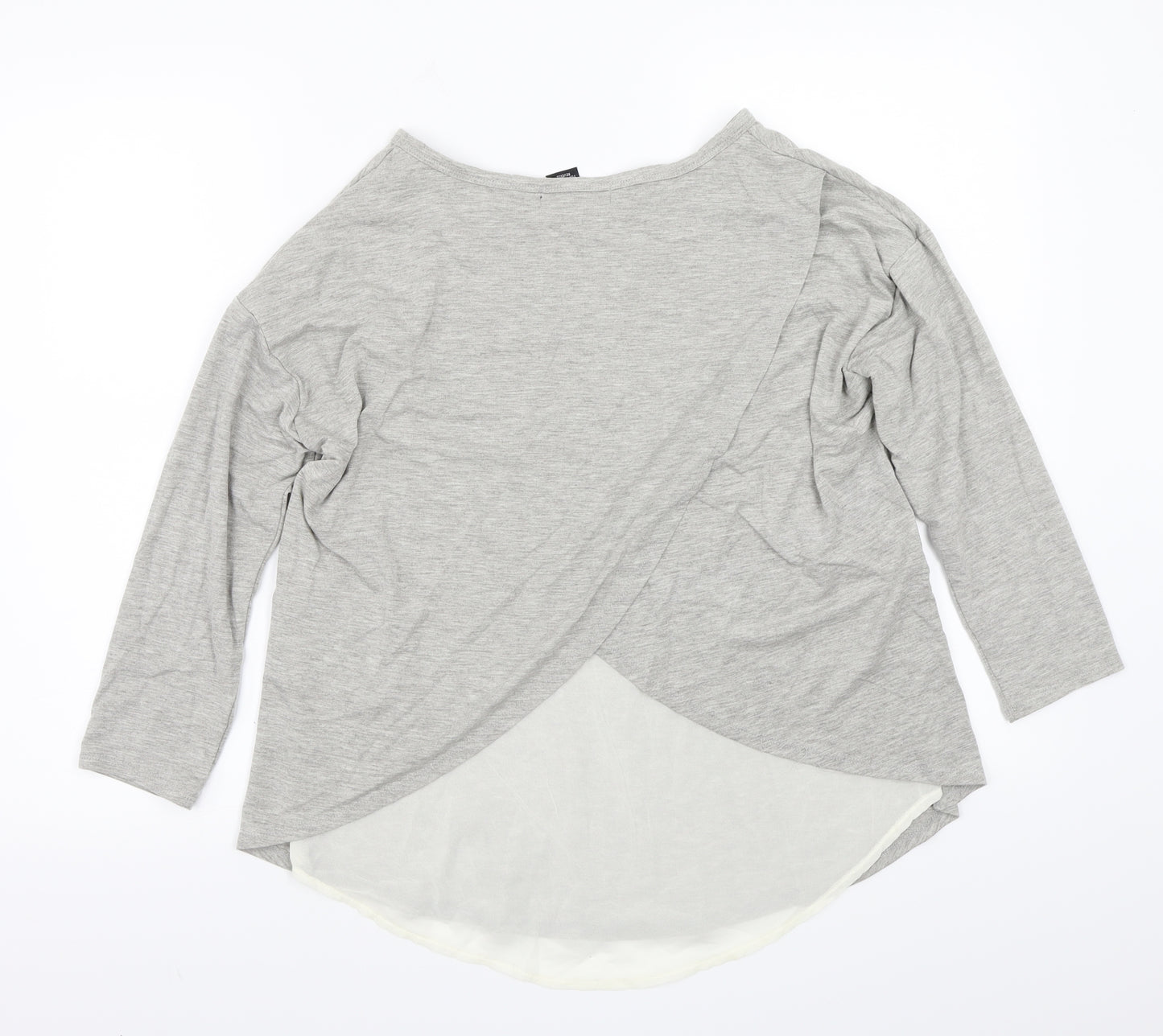 Verve Womens Grey   Basic T-Shirt Size S