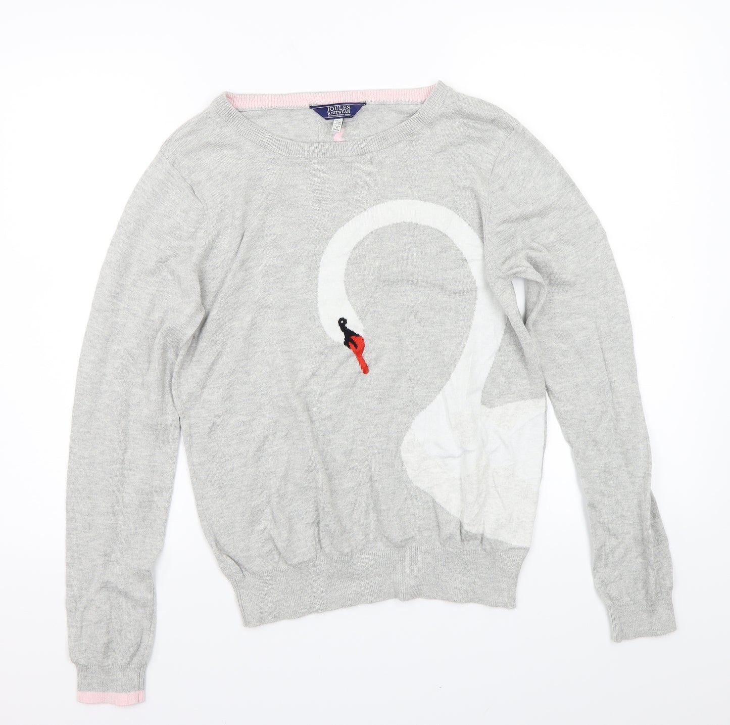 Joules Womens Grey   Pullover Jumper Size 12