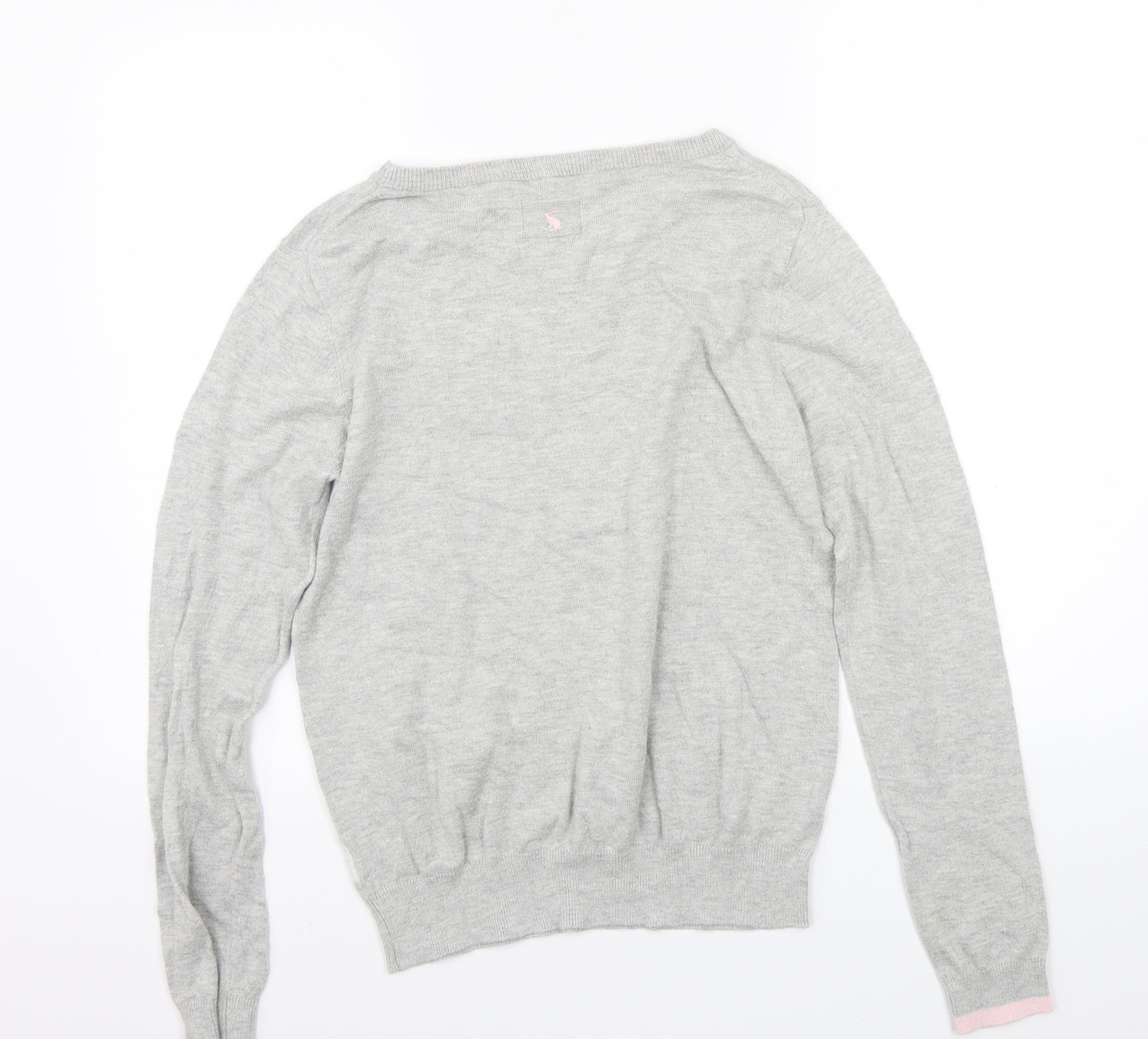 Joules Womens Grey   Pullover Jumper Size 12