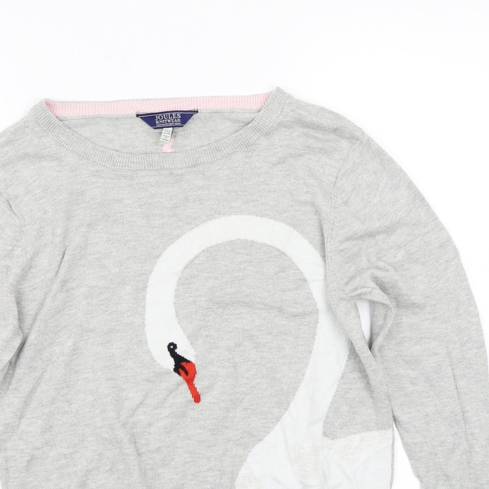 Joules Womens Grey   Pullover Jumper Size 12