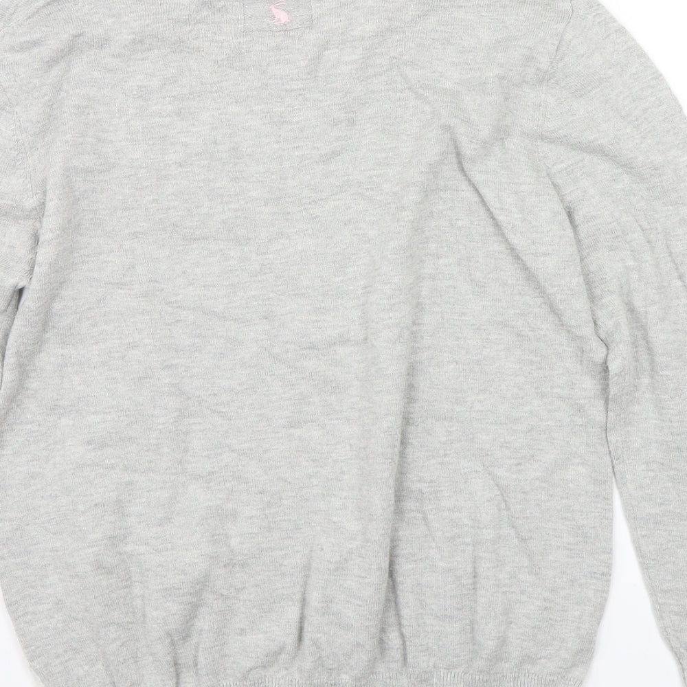 Joules Womens Grey   Pullover Jumper Size 12