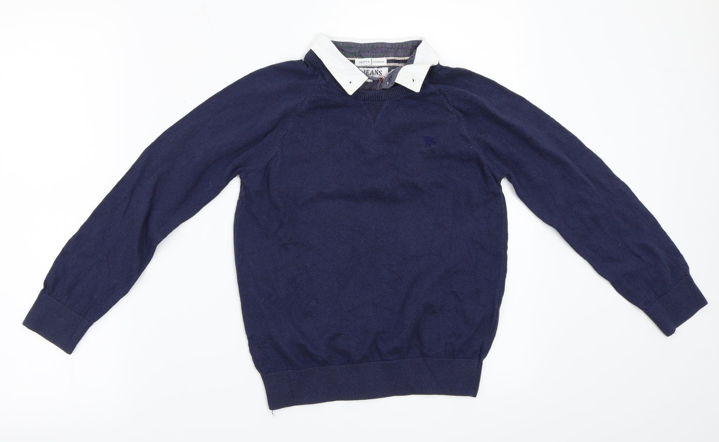 Jasper Conran  Boys Blue   Pullover Jumper Size 8-9 Years