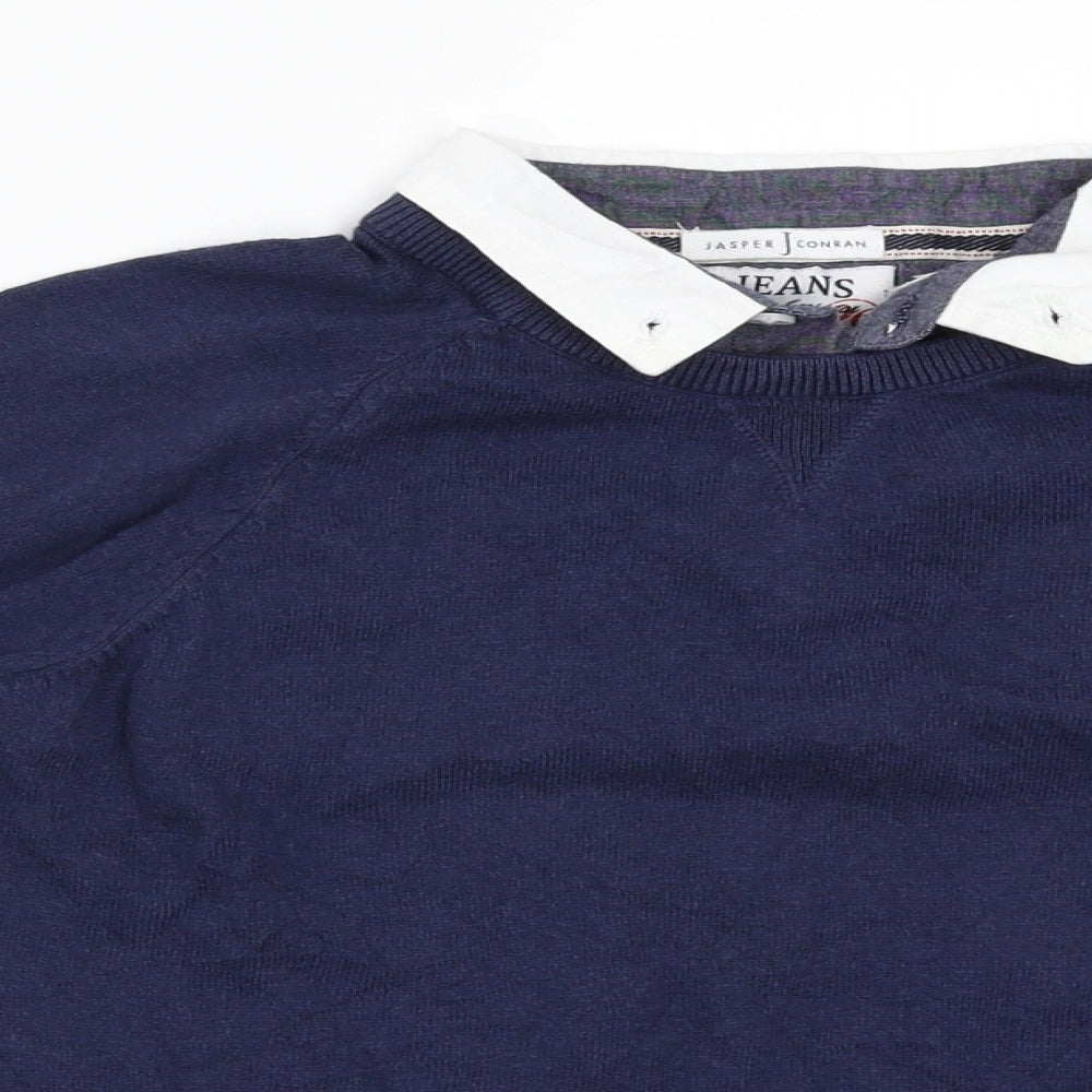 Jasper Conran  Boys Blue   Pullover Jumper Size 8-9 Years