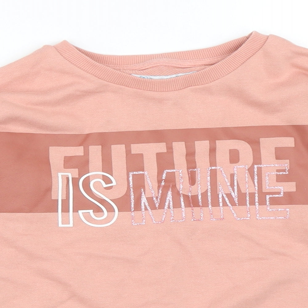 Primark Girls Pink   Pullover Sweatshirt Size 7-8 Years