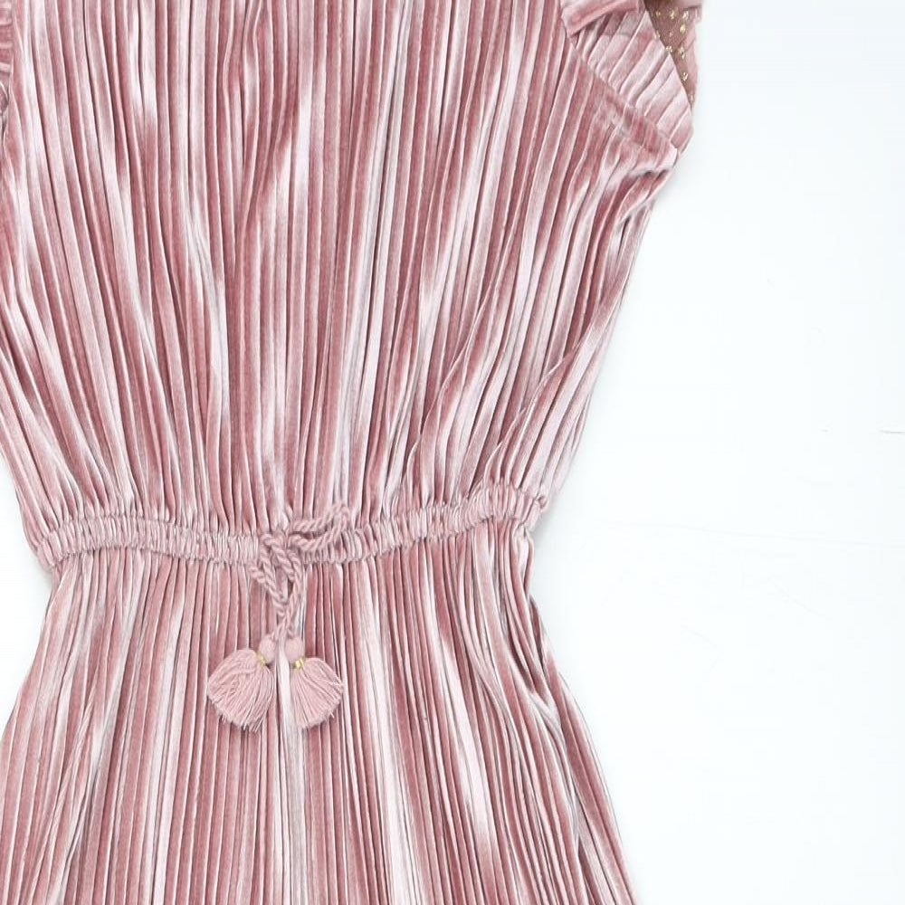 H&M Girls Pink   Jumpsuit One-Piece Size 5-6 Years