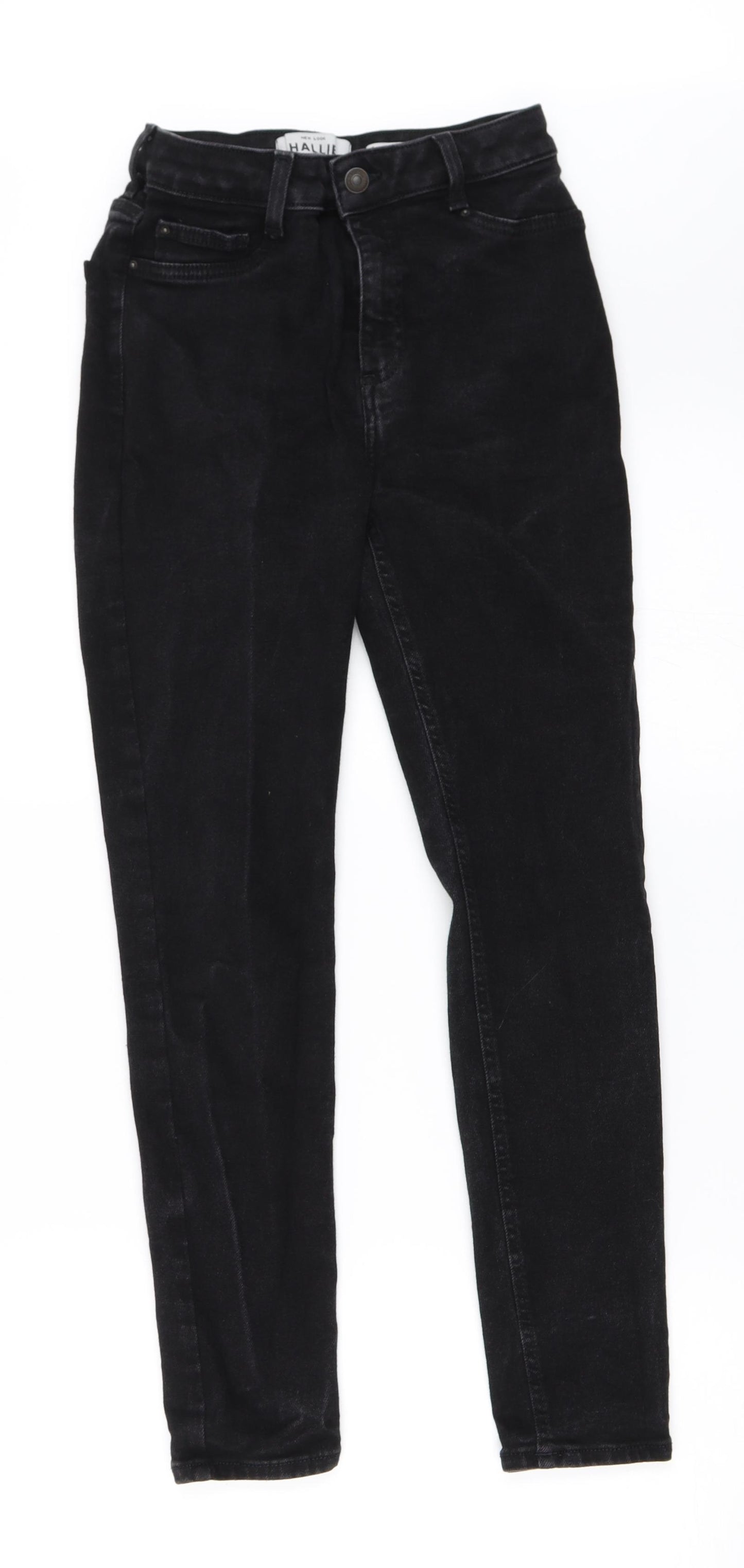 New Look Womens Black  Denim Skinny Jeans Size 10 L26 in - Hallie Disco Jeans