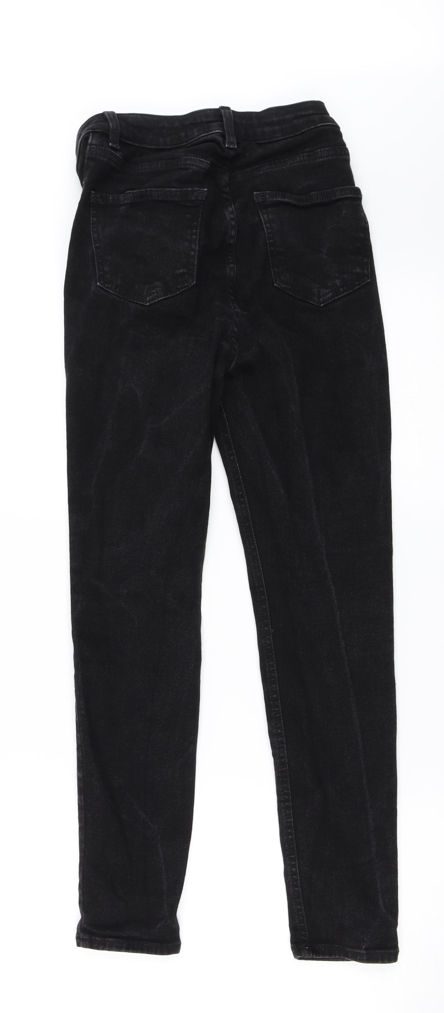 New Look Womens Black  Denim Skinny Jeans Size 10 L26 in - Hallie Disco Jeans