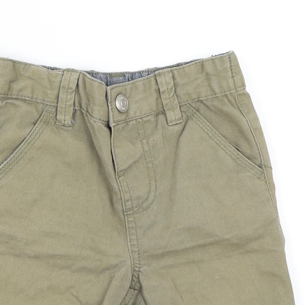 Primark Boys Green   Chino Shorts Size 2-3 Years