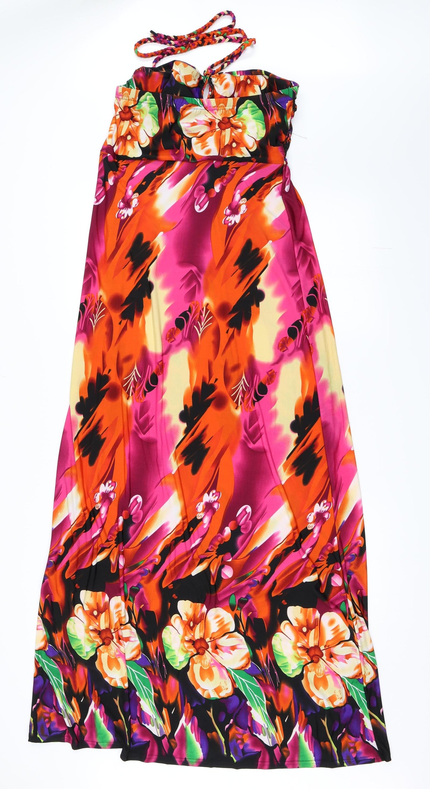 Izabel London Womens Pink   Maxi  Size 14