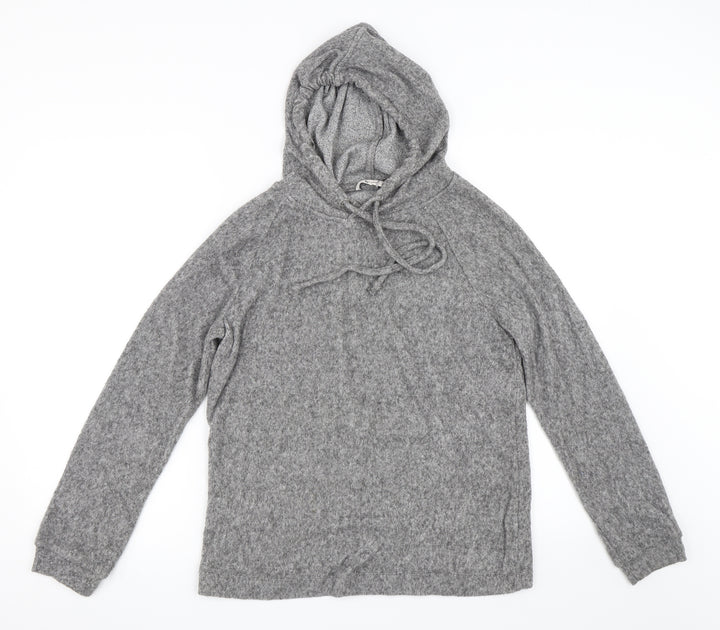 TU Womens Grey   Pullover Hoodie Size 10