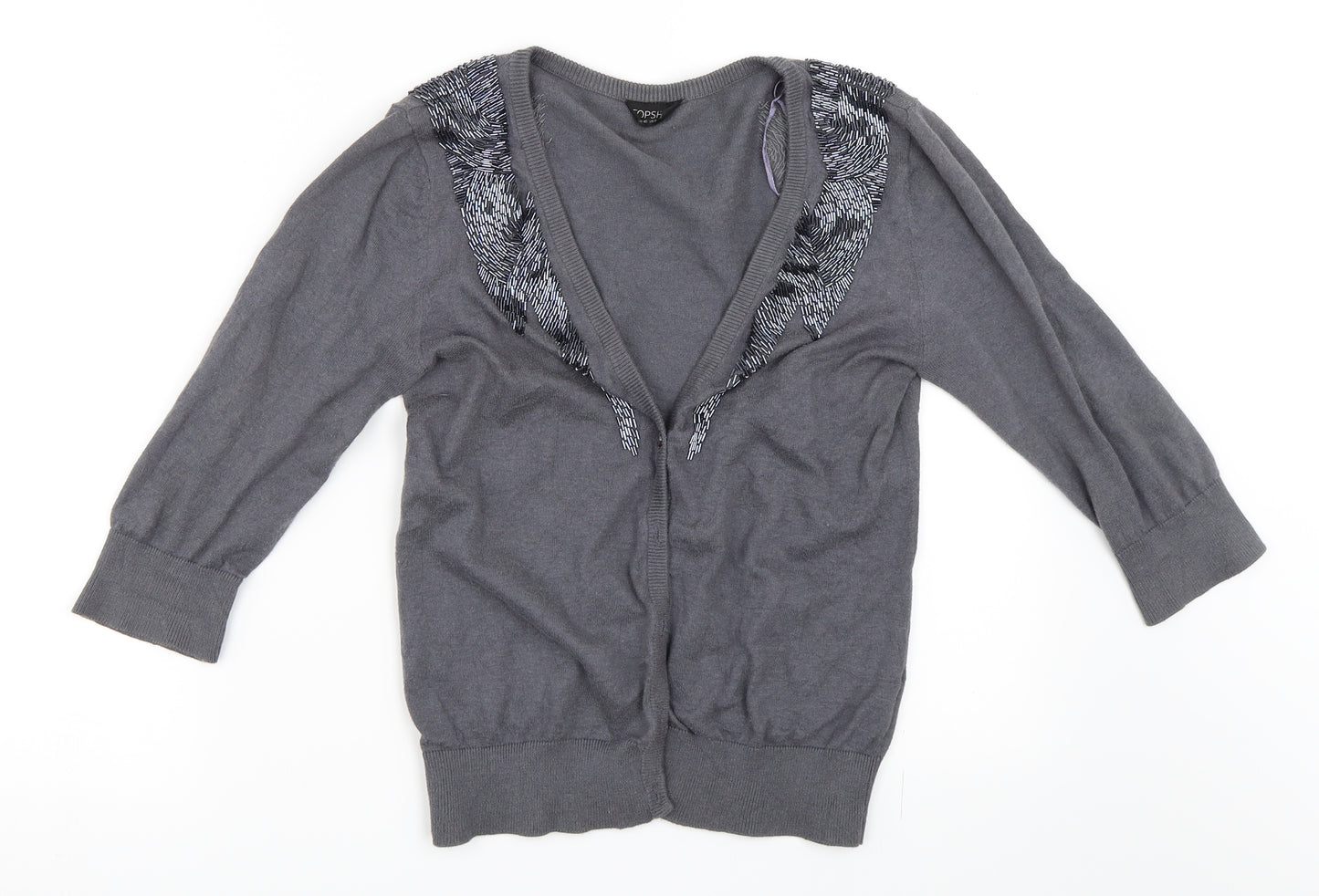 Topshop Womens Grey   Pullover Jumper Size 12