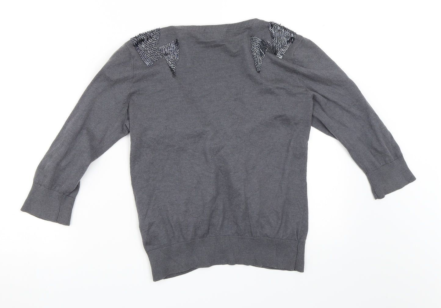 Topshop Womens Grey   Pullover Jumper Size 12