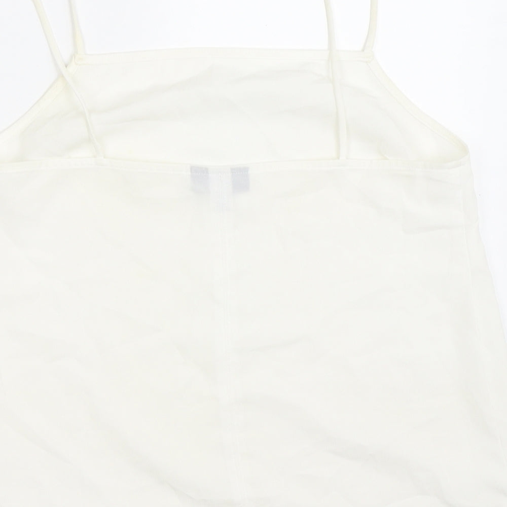 Topshop Womens Ivory   Camisole Blouse Size 6