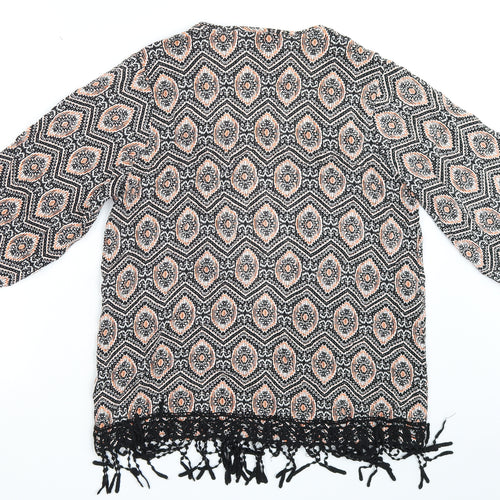 New Look Womens Multicoloured Argyle/Diamond  Basic Blouse Size 10