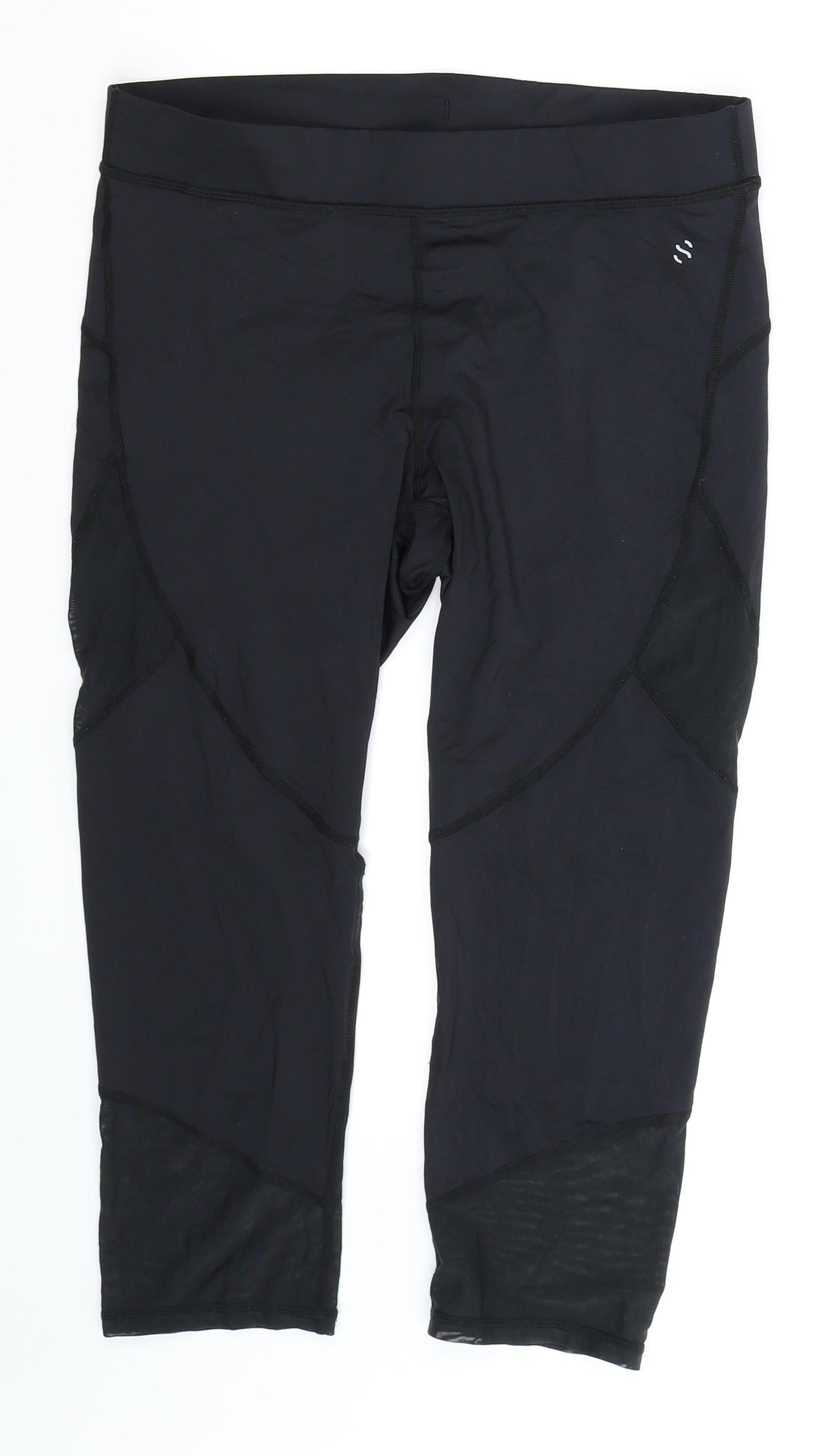 H&M Womens Black   Track Pants Leggings Size M L18 in