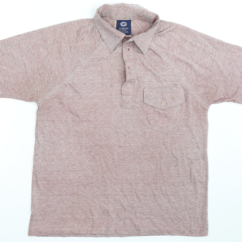 C&A Mens Purple    Polo Size M