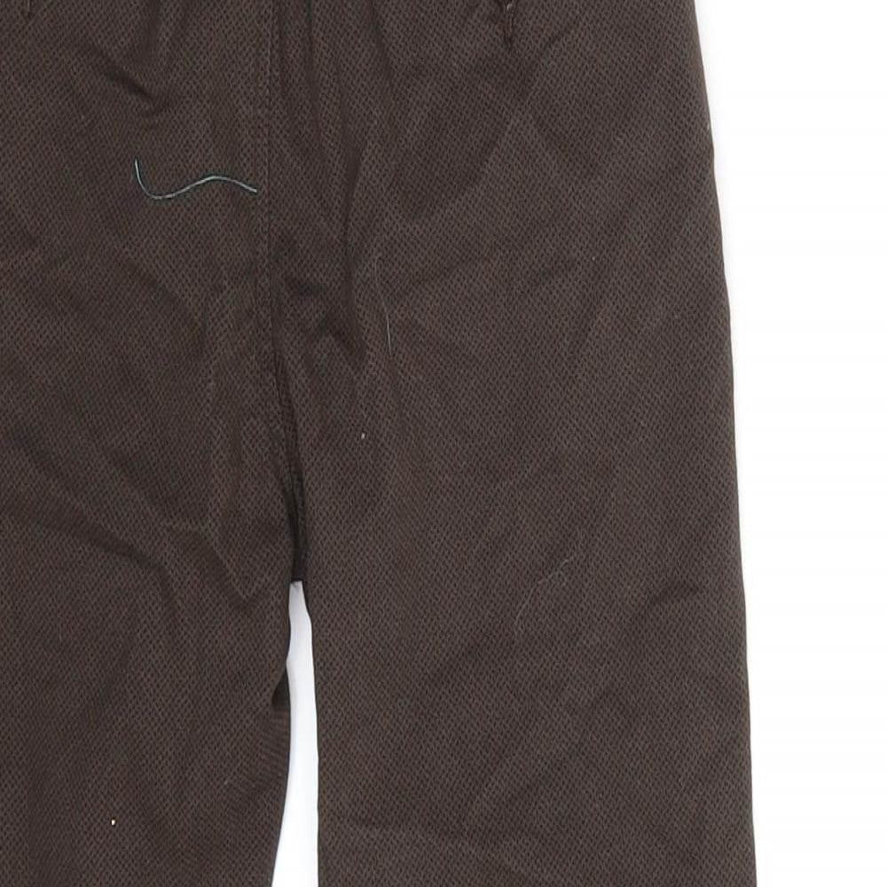 nex# Boys Brown  Corduroy Cropped Trousers Size 7 Years