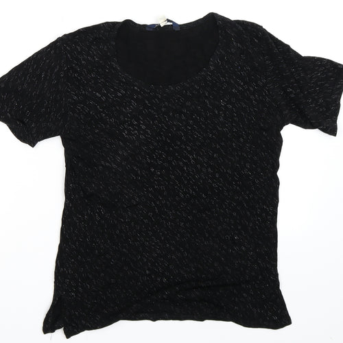 Twotone Womens Black   Basic T-Shirt Size 12