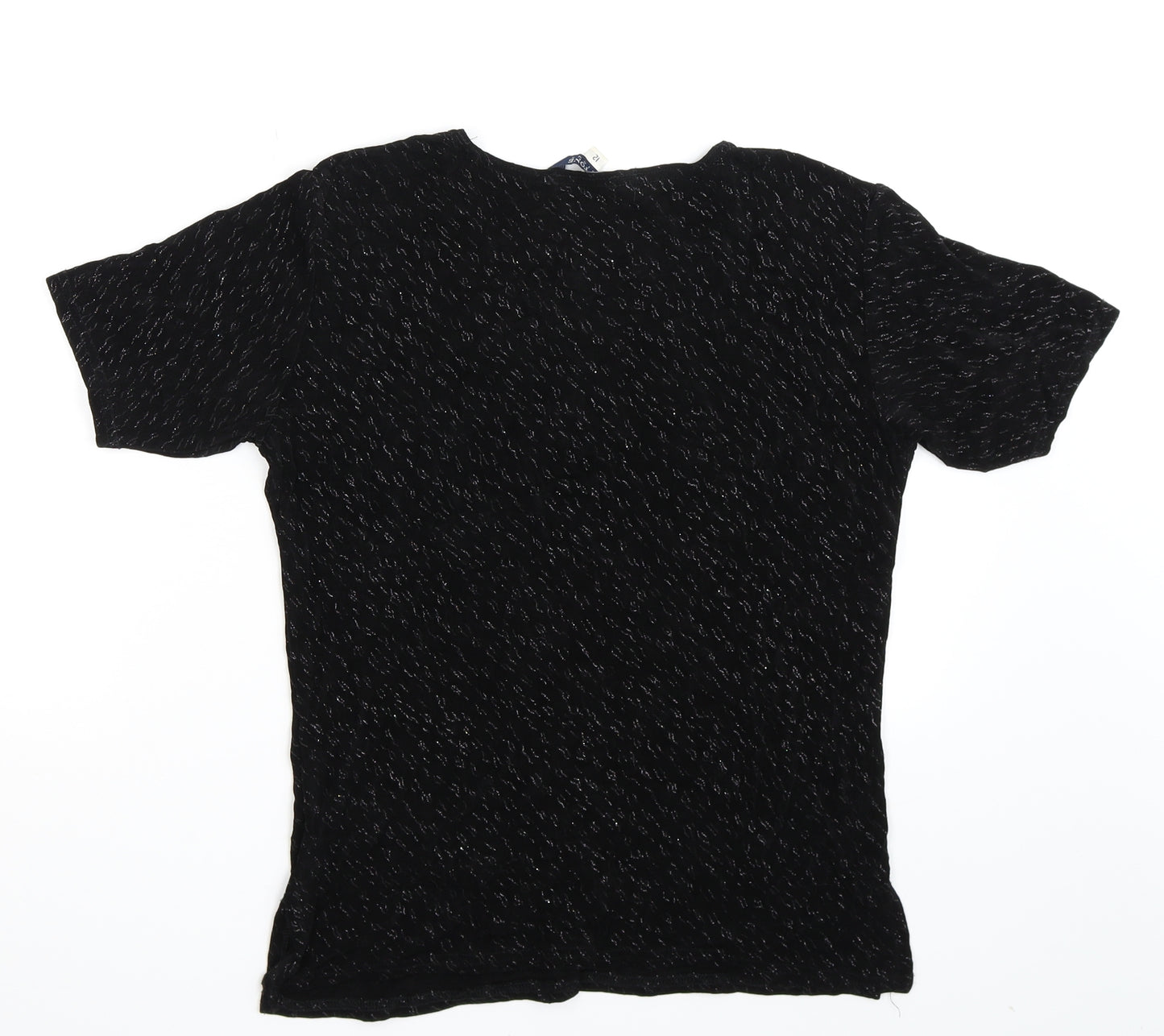 Twotone Womens Black   Basic T-Shirt Size 12