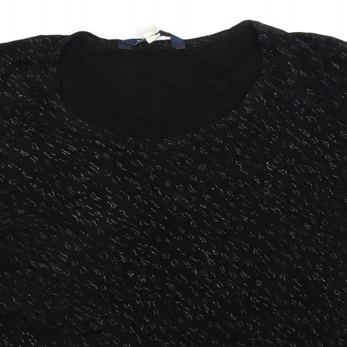 Twotone Womens Black   Basic T-Shirt Size 12