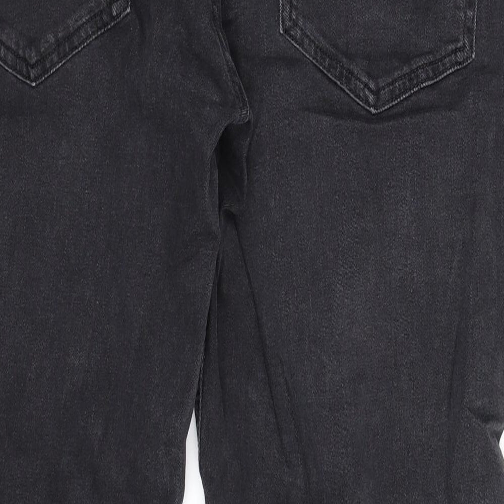 George Mens Black  Denim Straight Jeans Size 38 L28 in