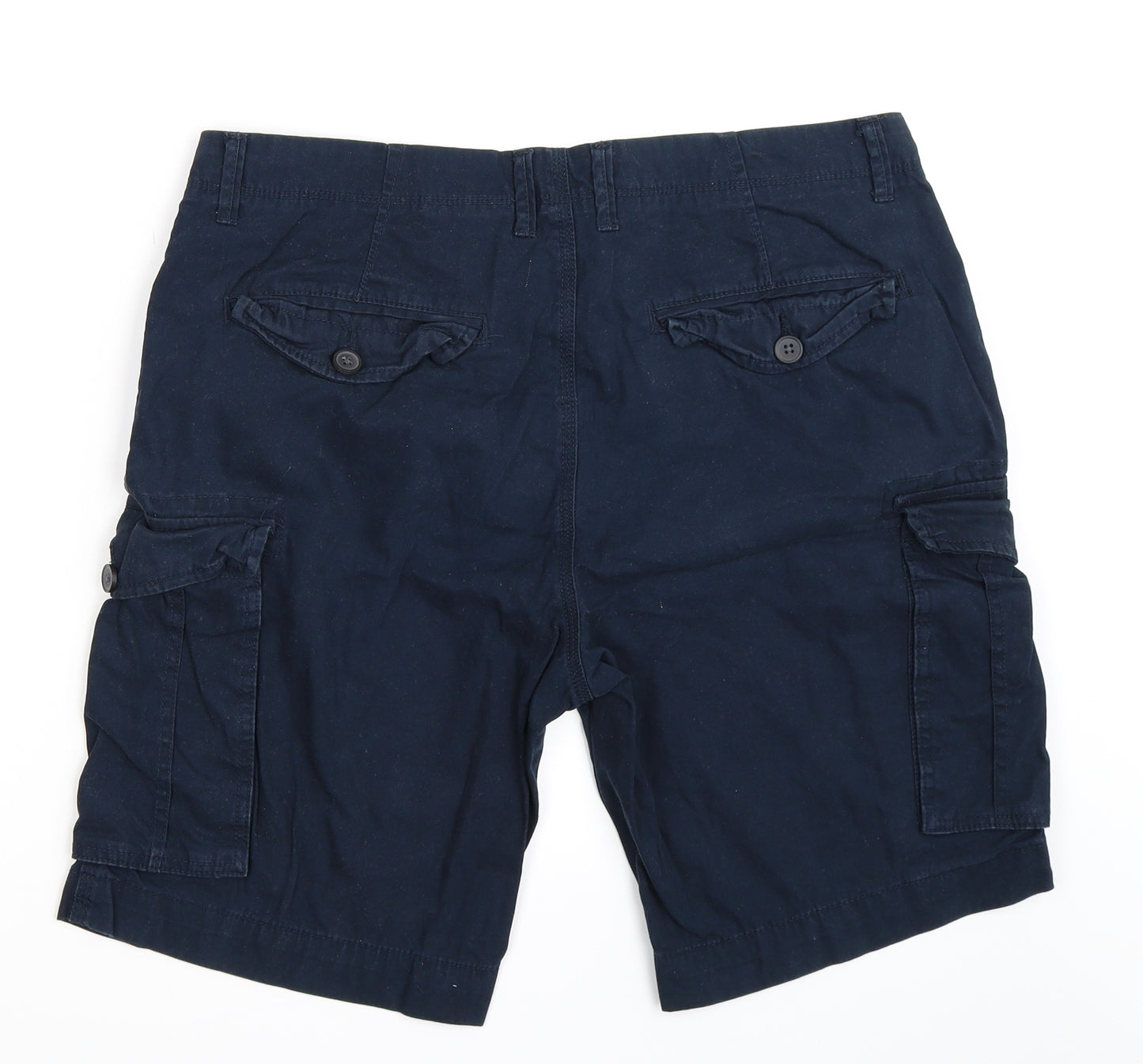 Peacocks Mens Blue   Chino Shorts Size 36