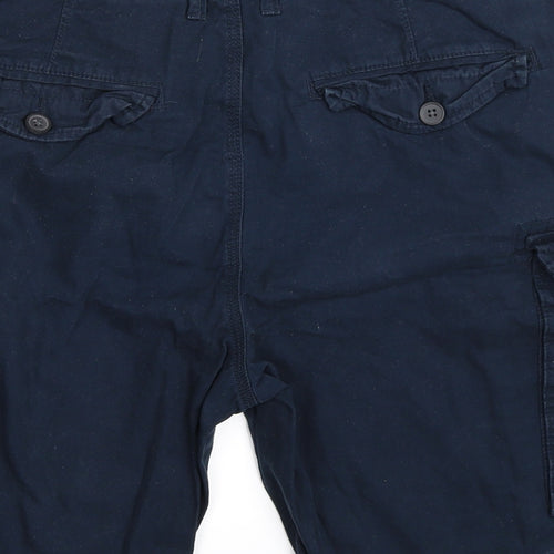 Peacocks Mens Blue   Chino Shorts Size 36