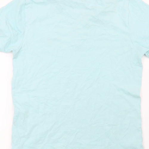 Easy Mens Blue    Polo Size S  - Pineapple