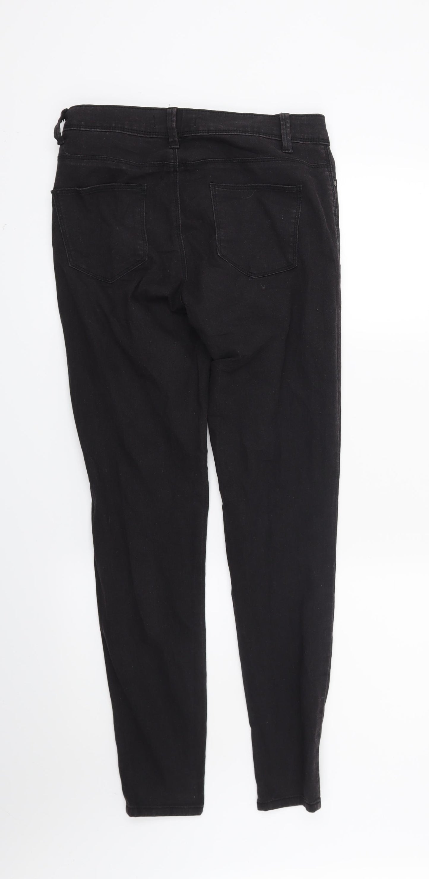 Denim CO Womens Black   Skinny Jeans Size 10 L30 in