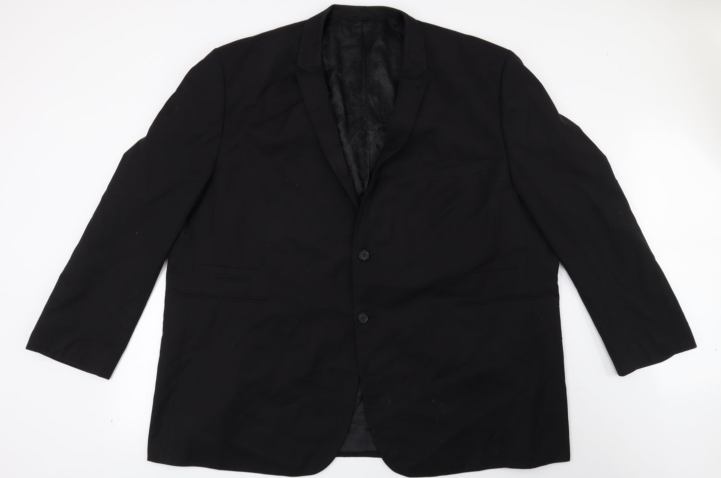 Jacamo Mens Black   Jacket Blazer Size 56