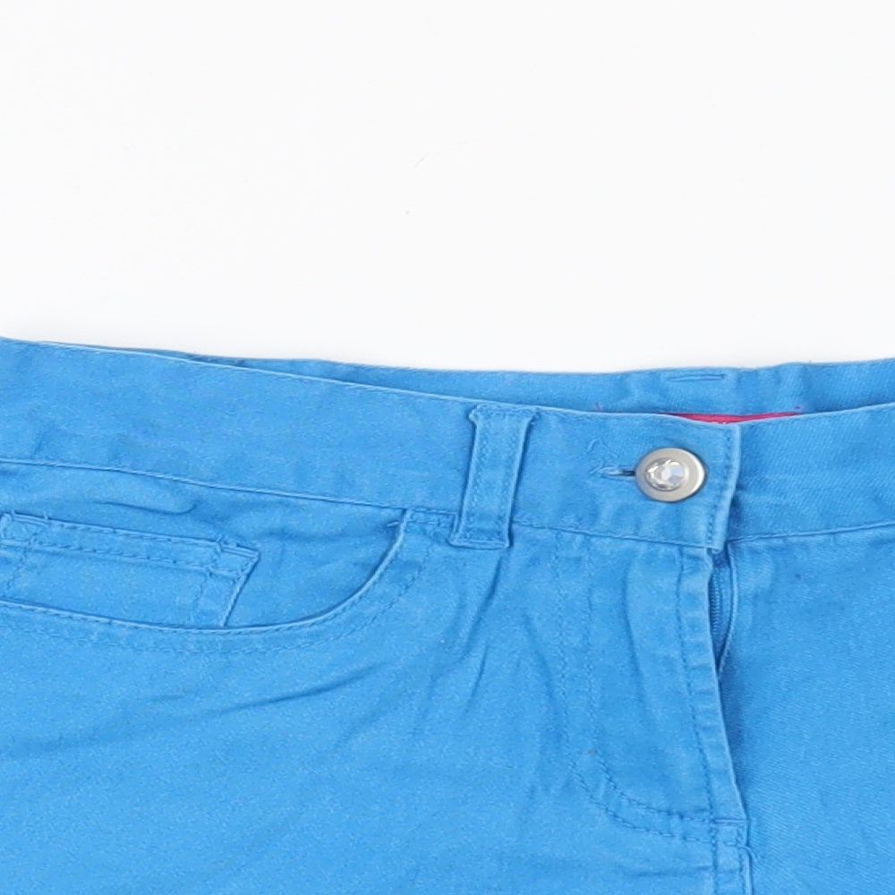 Young Dimension Girls Blue   Cut-Off Shorts Size 9-10 Years