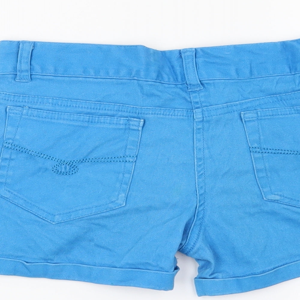Young Dimension Girls Blue   Cut-Off Shorts Size 9-10 Years