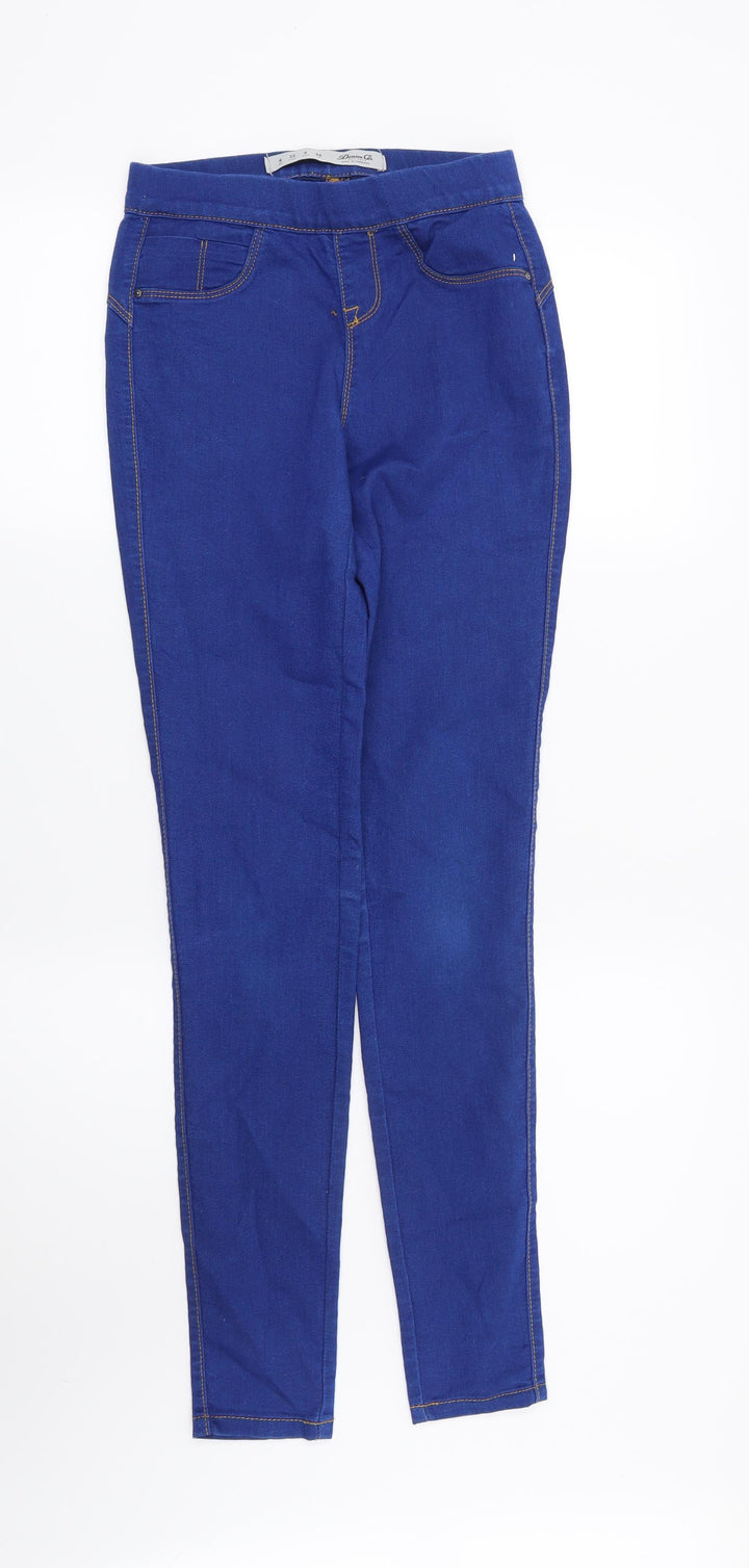Denim CO Womens Blue Jegging Jeans Size 4 L29 in